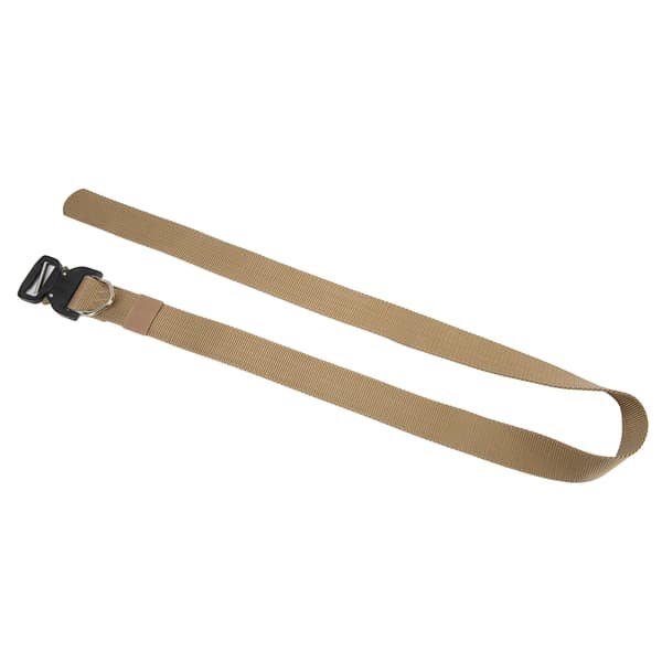 Justerbart 125 cm nylon militærbælte til forklæde, bukser, udendørs træning, khaki