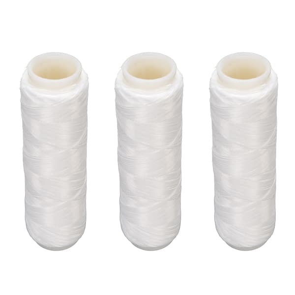 3 stycken elastisk nylonfiskelina 200m 0,2mm transparent för proffs och nybörjare
