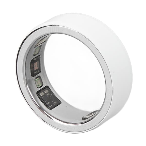 Smart Bluetooth helsering med søvn-, temperatur- og treningsmonitorering - IPX8 - Hvit - Størrelse 22