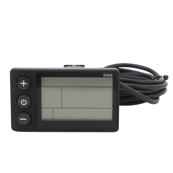 S866 LCD-displaymåler med belysning, vandafvisende, til elektrisk scooter, 5 ben