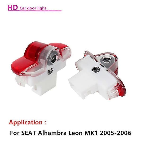 LED-belysning for logo/logoprojeksjon på dørene til Seat FR Alhambra Leon Mk1 2005-2006