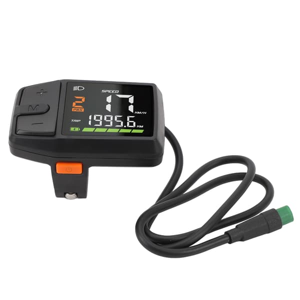 LED Speedometerpanel til El-cykel 24V 36V 48V IP65 Kompatibel med M200 M300 M400 M500
