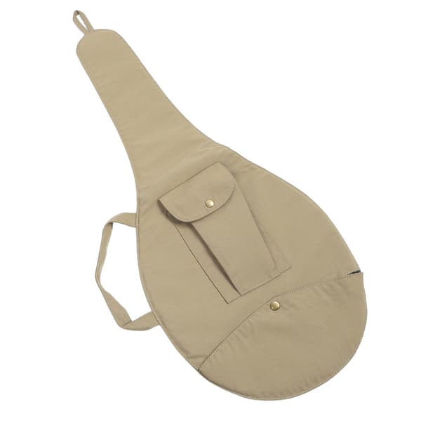 Enkeltstående Unisex Tennisracketbag med Justerbart Canvasbelte, Khaki