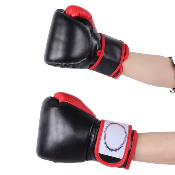 Boksehandsker til børn, drenge og piger, træningsboksepude, Muay Thai, sort