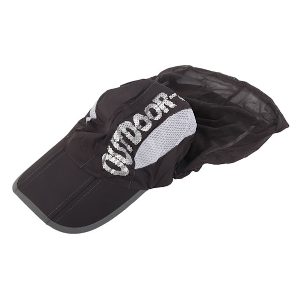 Vikbar solhatt, unisex, solskydd, för utomhusaktiviteter, grå