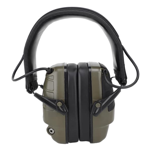 Elektronisk Skydning Headset ABS Hørebeskyttelse Støjreduktion til Udendørs Skydning Grøn OD