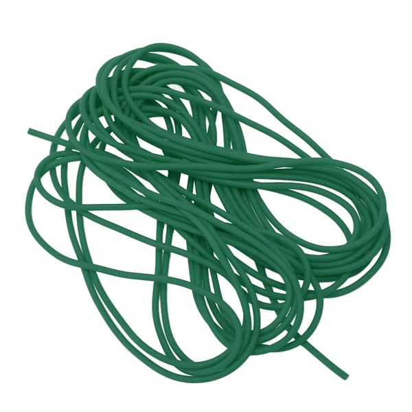 Elastisk latexreb 2,1 mm 5 m til tennistræning udendørs sport grøn