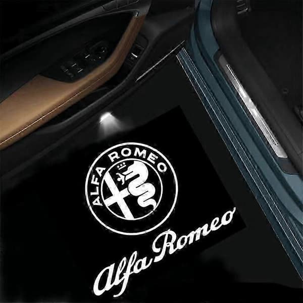 Todelt dørvelkomstbelysning til Alfa Romeo Giulia Stelvio, dørbelysning.