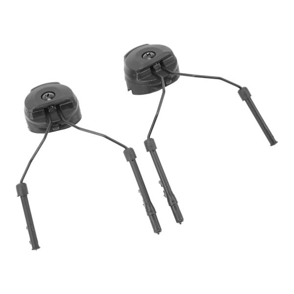2PCS ABS Hjälmskenadapterfäste för sporthörlurar
