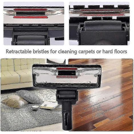 Universalborste för Miele dammsugare S1/s2/s4/s5/s6/s8/s8d 285-3, kompatibel med 35 mm rör - Yvan Edition 0617
