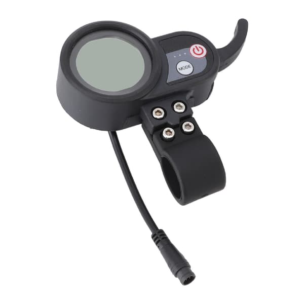 LCD-displaypanel til 36-60V elektrisk scooter ABS blå skærm med vandtæt 6-bens stik til 10-tommer scootere