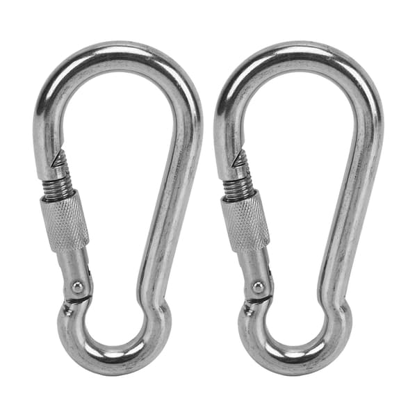 2st Låsspänne i Rostfritt Stål för Camping Vandring Hängmatta Gunga Hundhalsband 0.47in