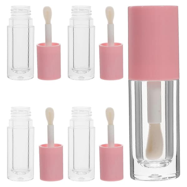 tomme lipglossrør med børster, 6 ml flaske læbeolie