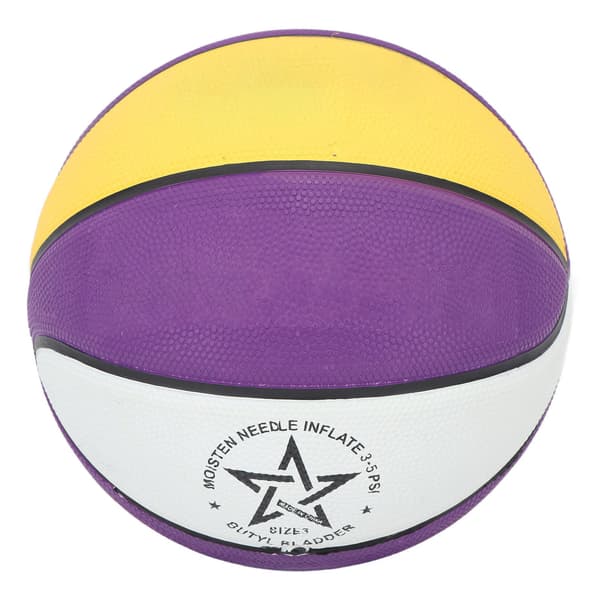 Slitstark, säker, halkfri basketboll i gummi för ungdomsträning, storlek 7