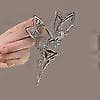 1 stk Rhinestone Elf Metall Hårklemme for kvinner Krabbeklemme Hårnål Krystall Perle Hårtilbehør