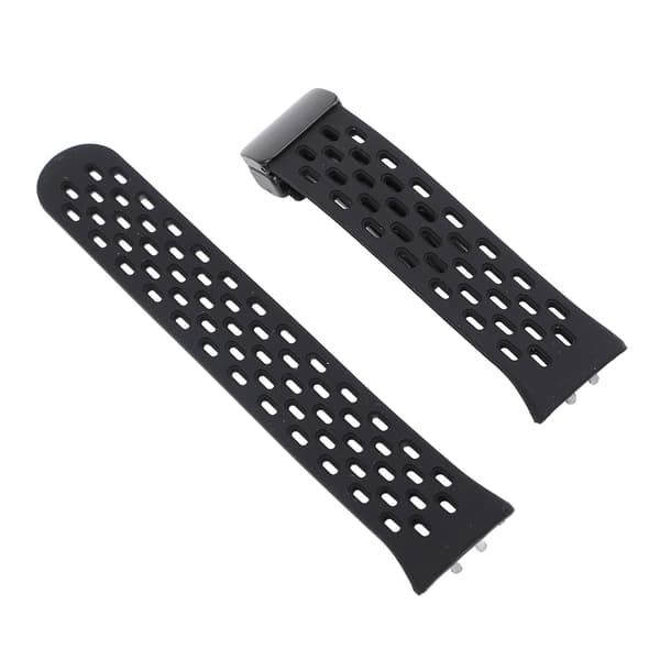 Silikone armbånd til Samsung Galaxy Fit 3, porøst design, quick release, sort.