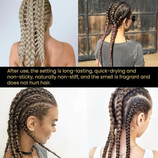 Stylinggel/voks for dreadlocks: langvarig, forhindrer brudd, fukter og styler dreadlocks.