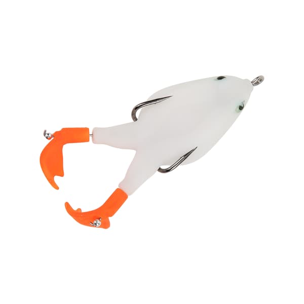 Frøfiskelokkemiddel med to propeller, fleksibel, holdbar PVC, simulation #7