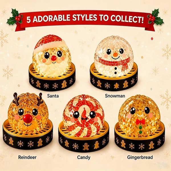 Mjuk julig stressavlastningsleksak, långsamt stigande squishy-figur, rolig klämaccessoar för julklappsval Little Snowman