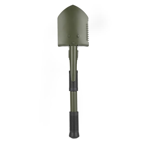 Multifunktionel foldbar militær overlevelsesskovl til camping og udendørs aktiviteter (militærgrøn)