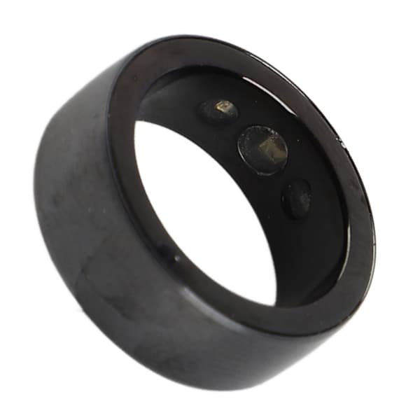 HR214 Smart Ring Fitness Tracker Søvnovervågning Vandafvisende Størrelse 17 Grå