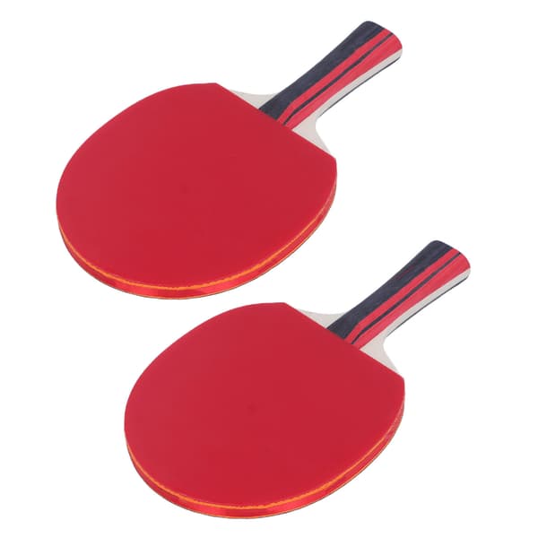 Professionellt bordtennisracketset med 3 bollar och högelastiskt halkfritt greppskydd