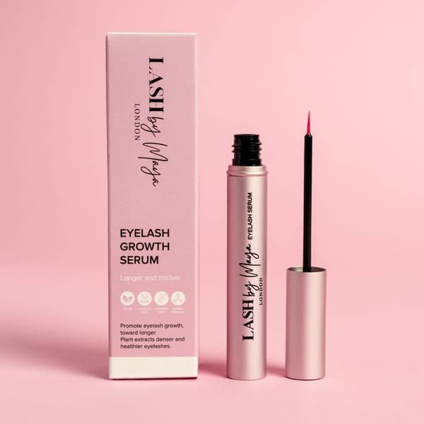 Mascara LASH GROWTH SERUM Mild, lang, naturligt krøllende, sort og tyk 5ml mascara 3pcs