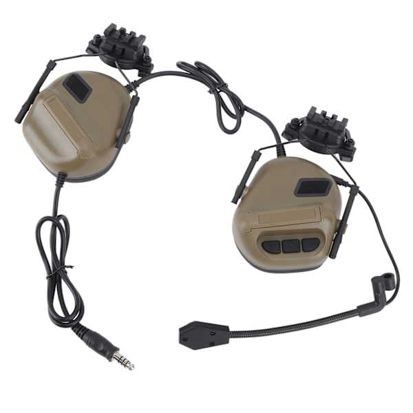 Headset til skydning med lydforstærkning og mikrofon, elektronisk høreværn.