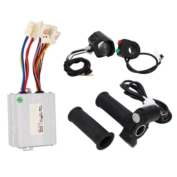 Elektrisk sykkel gassregulatorsett 48V 500W med frontlys og stabilt styre