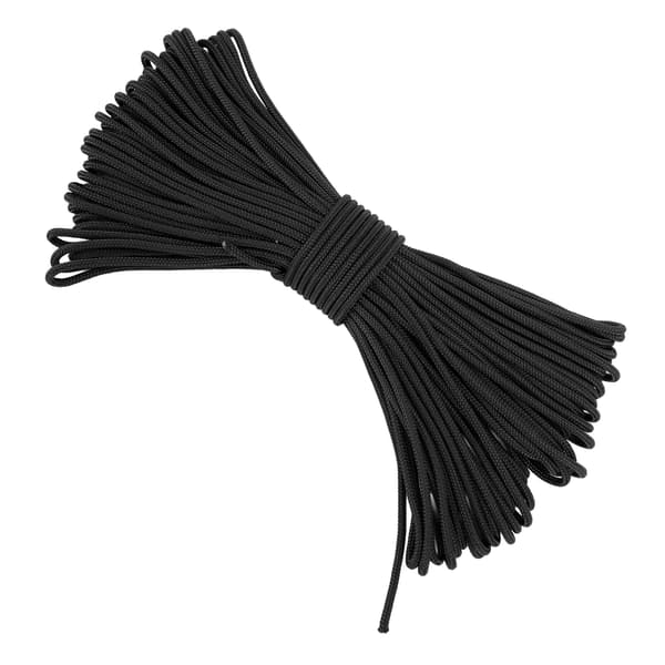 Nylon D-formad bågsträng för compoundbåge, bågskytte tillbehör, svart