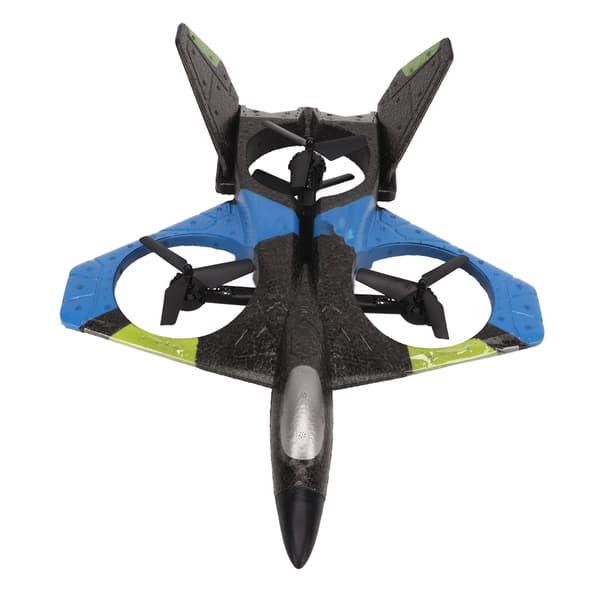 Fjernkontrollert drone med 4K-kamera og lys, leketøy for flyfotografering, gave, blå