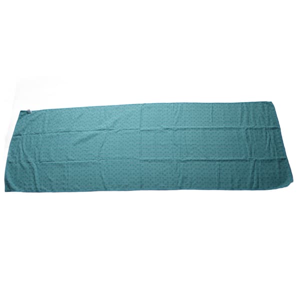 Skridsikkert betræk til absorberende yogamåtte, finfiber, 183x63cm, himmelblå.