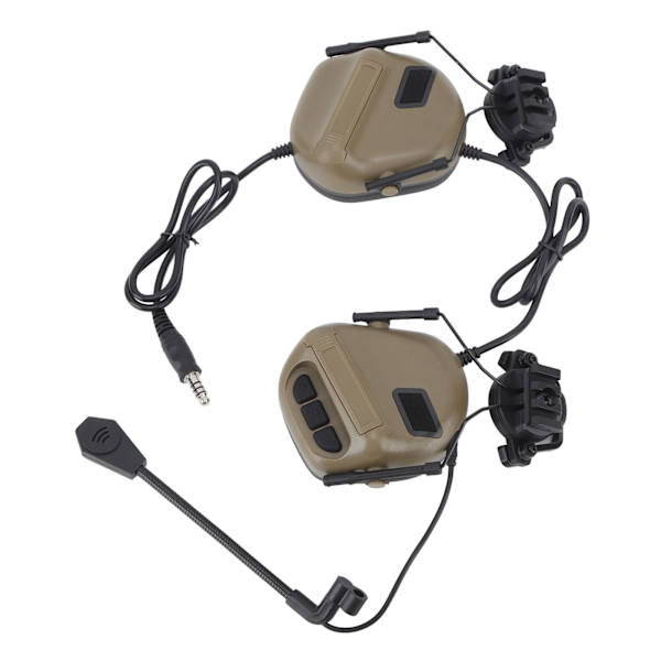 Headset til skydning med lydforstærkning og mikrofon, elektronisk høreværn.