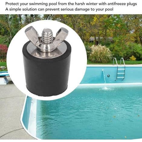 2-delt poolprop, 25 mm ekspansionsgummi, metal vinterbolte til returslange til overjordisk pool
