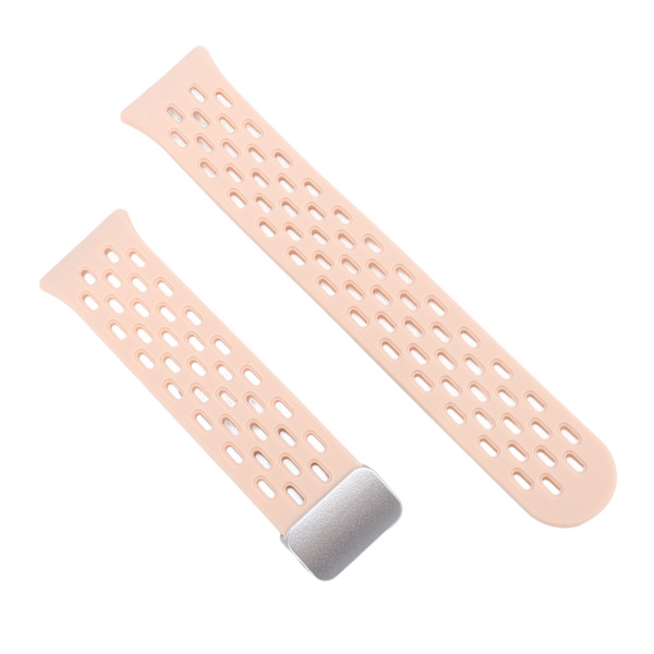 Åndbar silikone urrem med quick release til Galaxy Fit3 Roseate