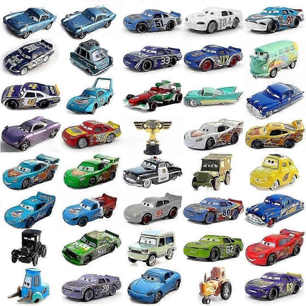 Autot 3 Salama McQueen & Mack 1:55 Diecast Leluautosarja Kokoelma jkw