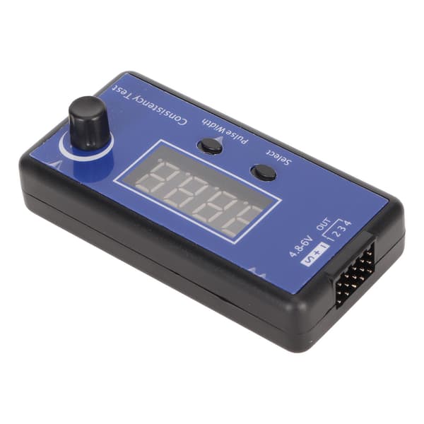 Digital RC Servo- og ESC-tester, konsistent ABS, praktisk for bil, fly, helikopter, båt