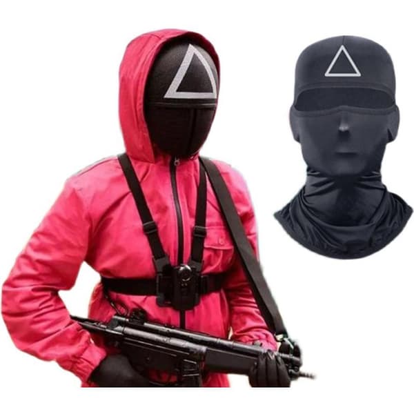 3 stk. åndbar polyester balaclava ansigtsmasker til skiløb, cykling, cosplay tilbehør