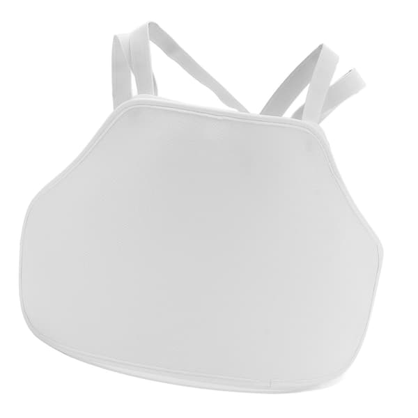 Bröstplatta för män, FIE-certifierad, högresistent plast, lättvikt, ergonomisk, storlek M