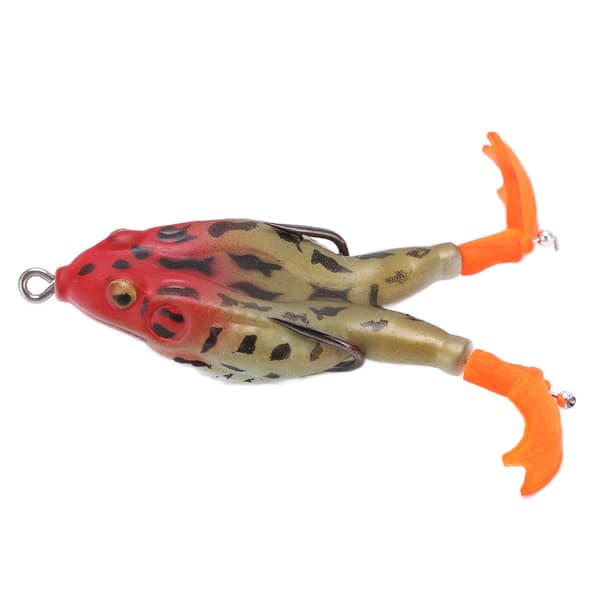 Thunder Frog Baits Flytande Drag med Två Propellrar för Abborrfiske, Ormhuvudfisk, Lax, PVC, 9.5cm