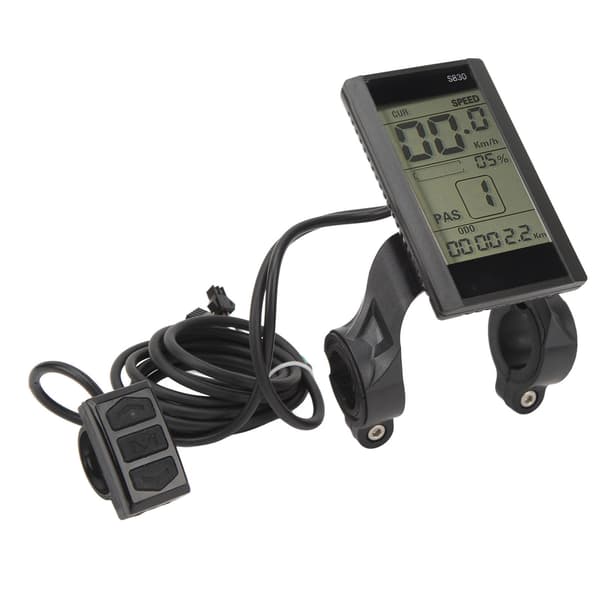 S830 Multifunktionel 24V 36V 48V LCD-displaymåler til elcykler - Vandtæt