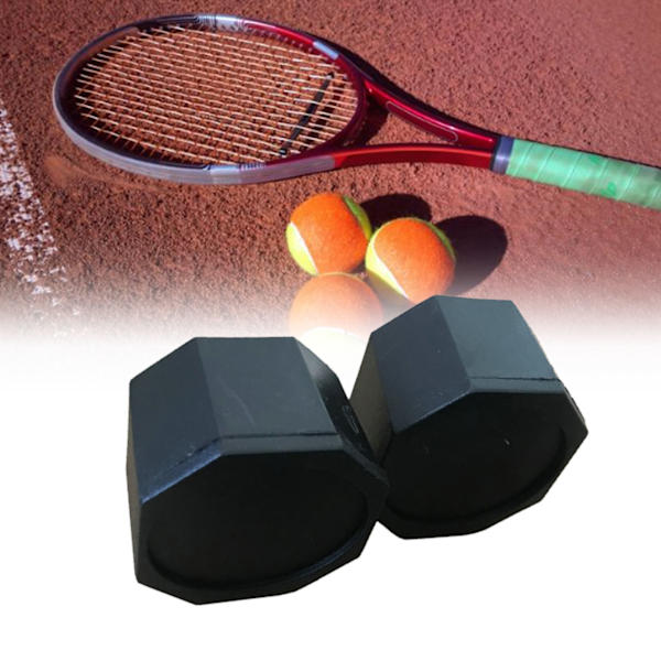 2 stk silikon tennisracket tuppdeksler reduserer håndtretthet tilbehør