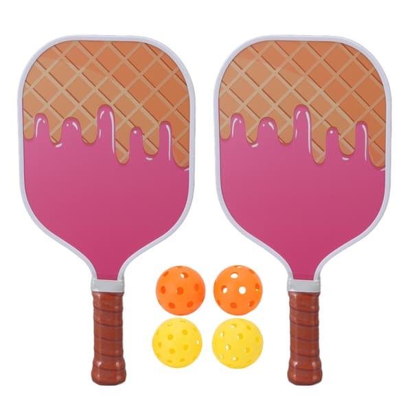 Pickleball-sæt med honeycomb-glasfiberkerne, letvægts og behageligt greb
