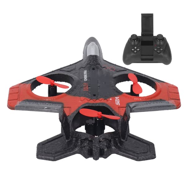 Drone V25 4K luftfotografering fjernkontroll for barn over 14 år rød 3 batterier