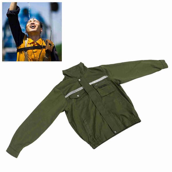 Kylfläktjacka, luftkonditionerade vinterkläder för män och kvinnor (XL)
