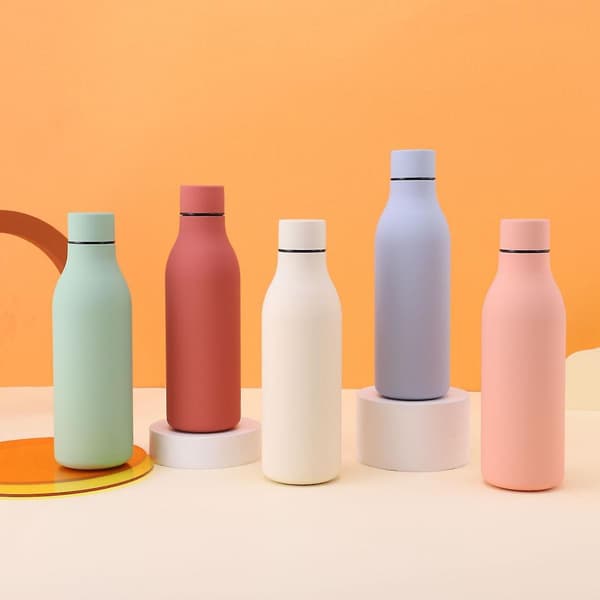 JUSCH Termokop, Varme og Kolde Drikke, Dobbelt Rustfrit Stål, 550 ml, Blå(WZ1541),QINWEI-917