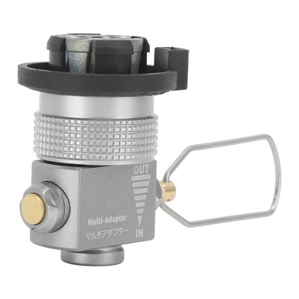 Gassbeholder påfyllingsadaptersett med luftventil for camping og backpacking