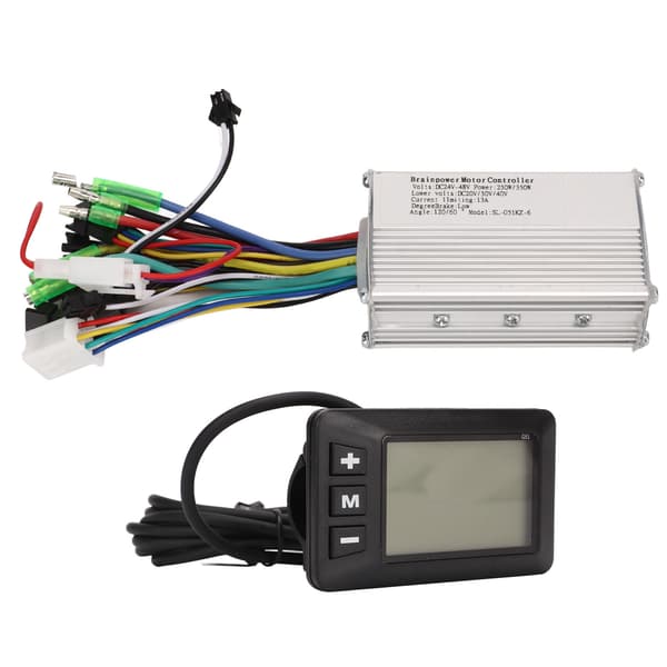 Elektrisk cykel børsteløs motorcontroller-sæt med LCD-display 24-48V 250W 350W