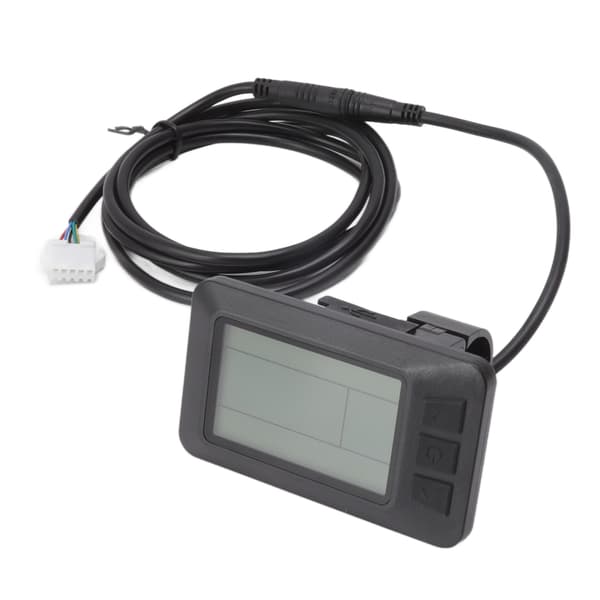 LCD Speedometer til El-cykler 24V 36V 48V 5-bens Stik Vandtæt KT Controller