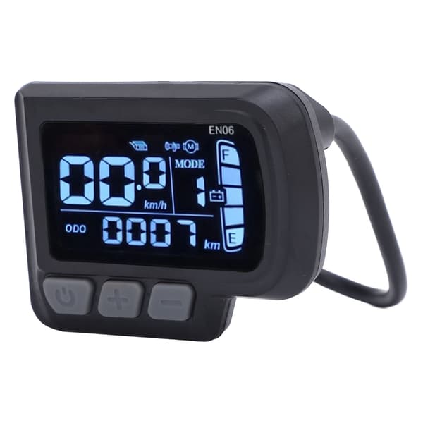 LCD-panel til 24-48V el-løbehjul med 6-bens vandtæt USB-stik LCD-EN06